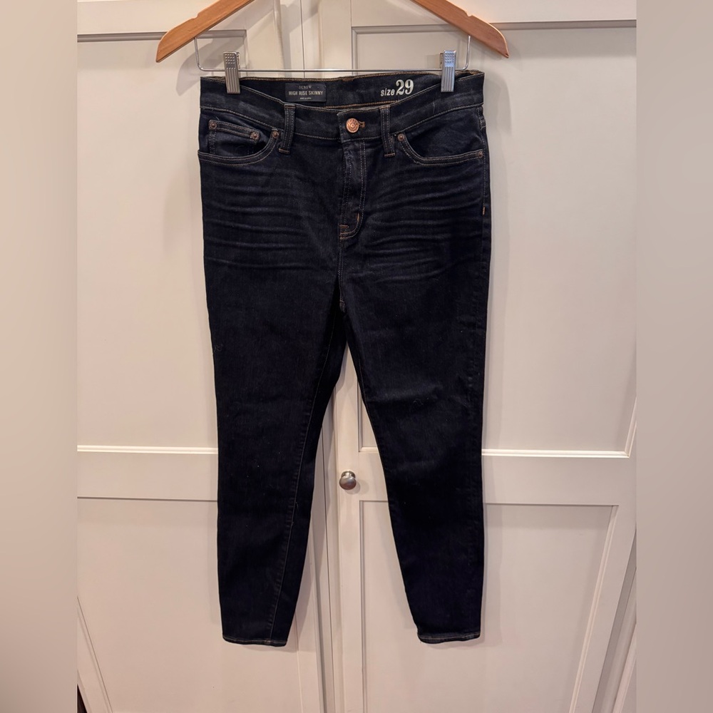 Jcrew high rise skinny jeans